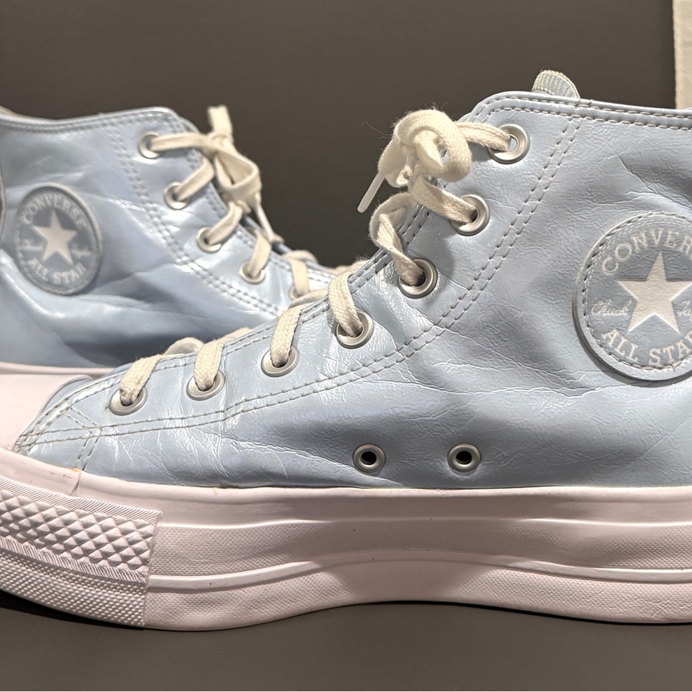 Converse Chuck Taylor All Star Lift “You Dew” Metallic High-Top Sneaker Size 8